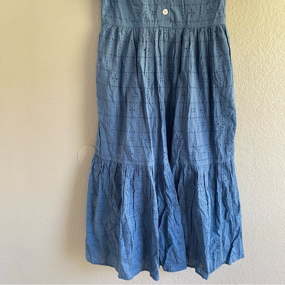 Madewell Blue Midi Dress - Picture 5 of 10